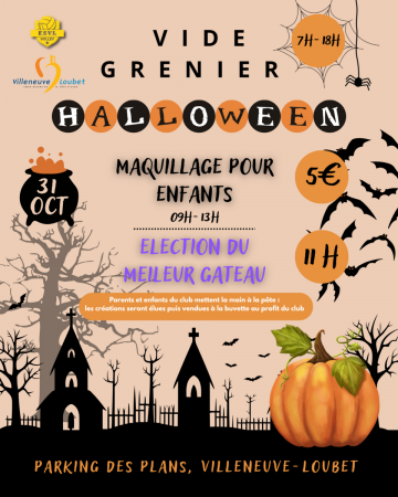 🎃👻 LES ANIMATIONS DU VIDE-GRENIER D’HALLOWEEN ! 🕸️🧡