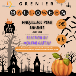 🎃👻 LES ANIMATIONS DU VIDE-GRENIER D’HALLOWEEN ! 🕸️🧡
